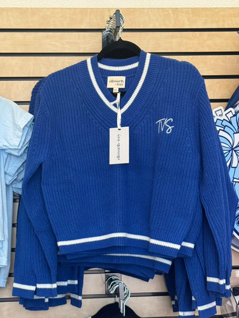 Ellsworth and Ivey Varsity V-Neck Sweater