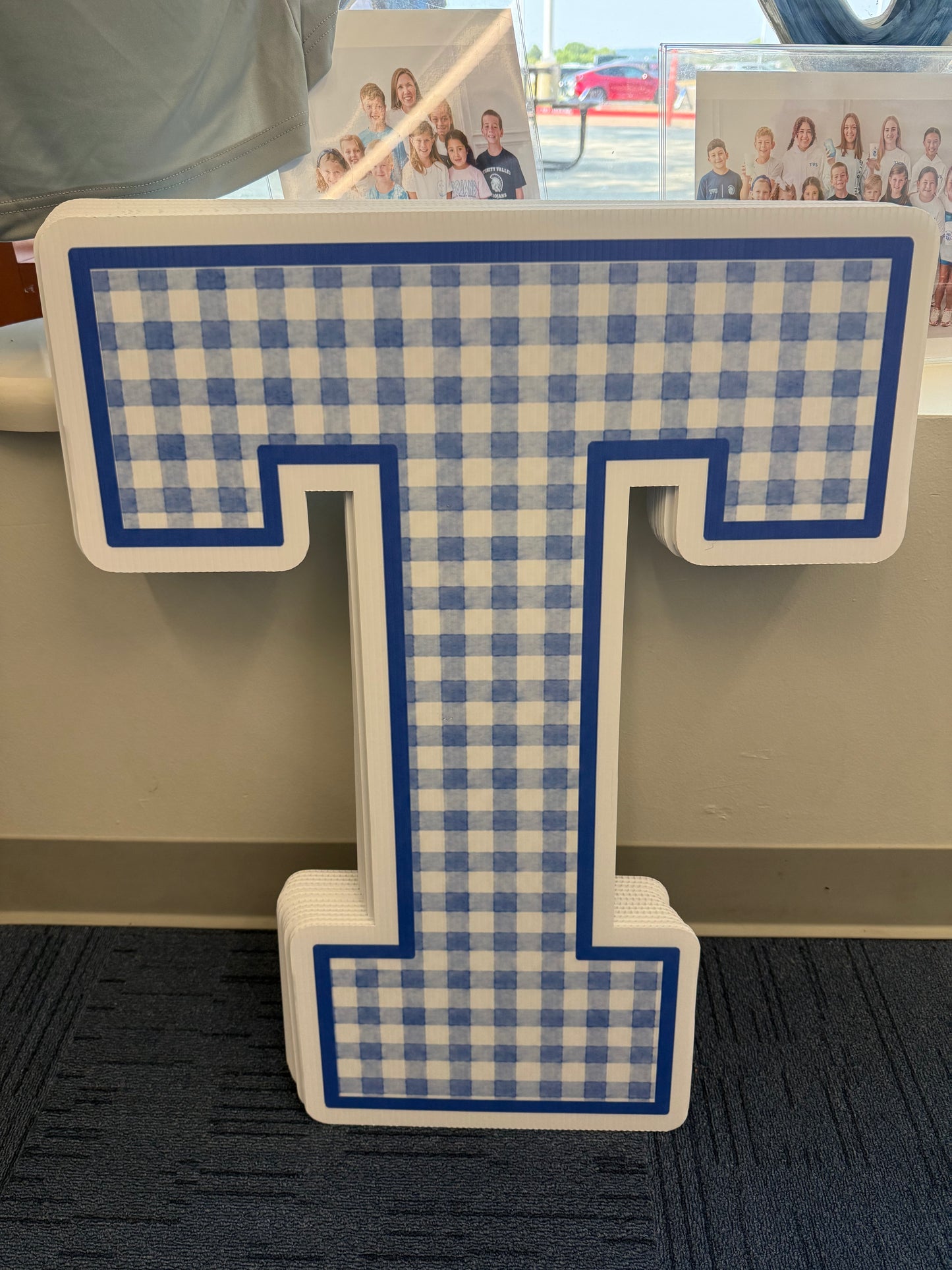 Plaid T Yard Sign