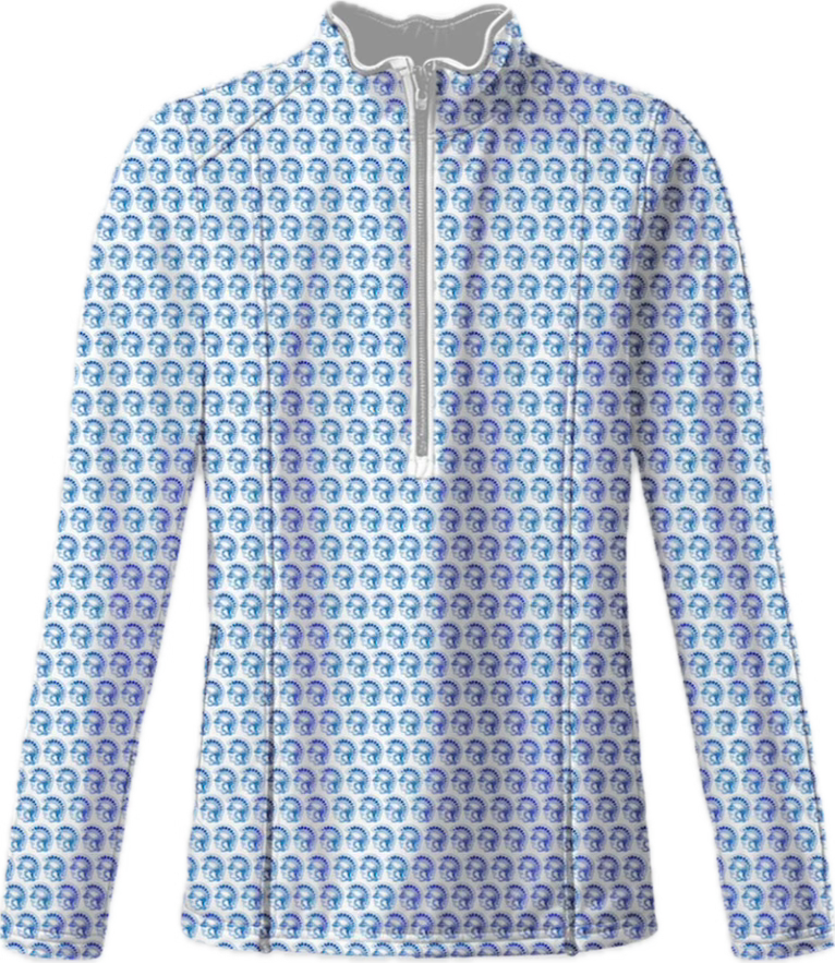 Trojan Logo Bubble Hamilton 1/4 Zip