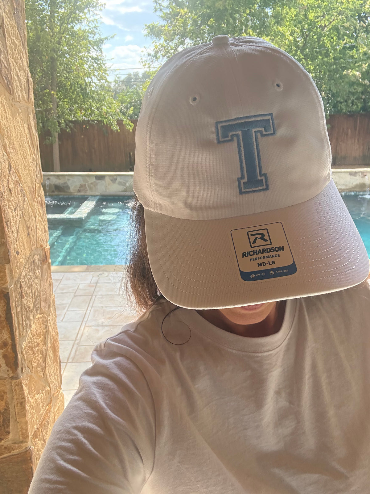 Trojan T White Performance Hat