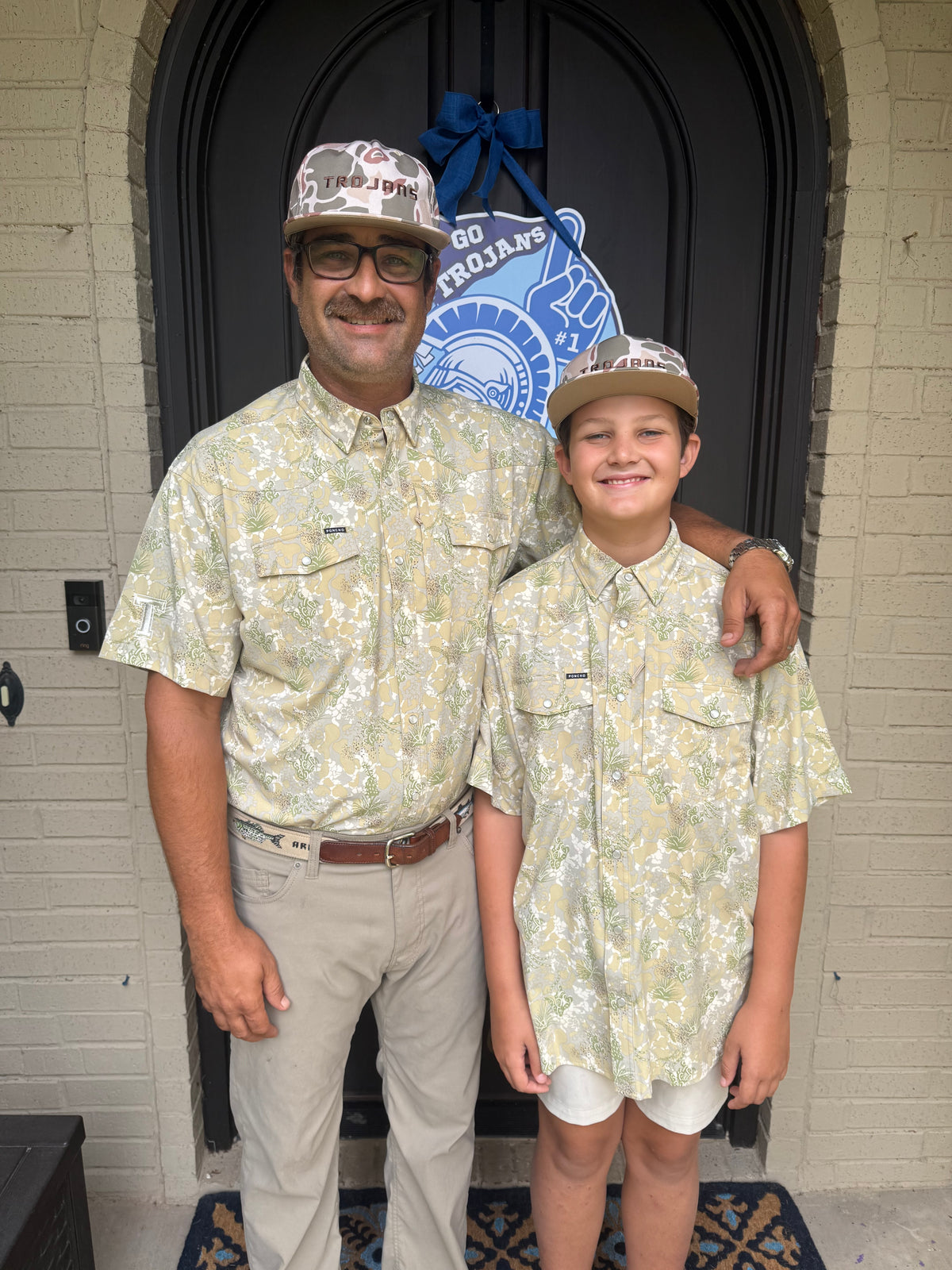 Men’s Poncho Camo Shirt