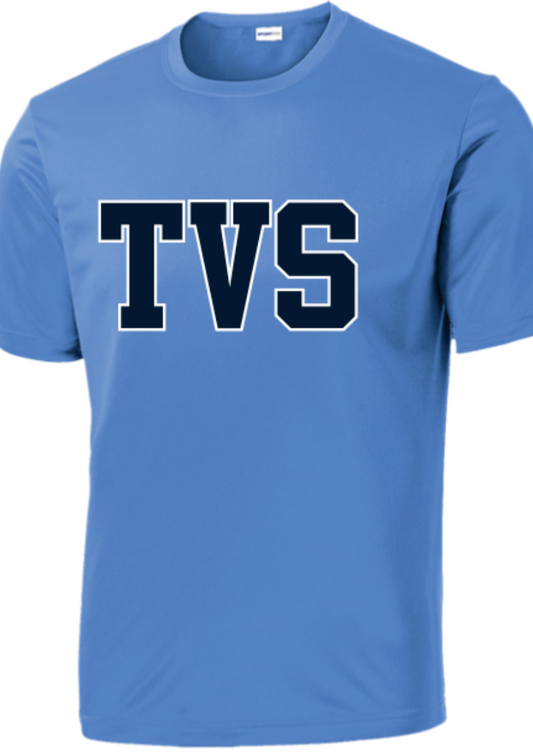 TVS Light Blue Performance Tee