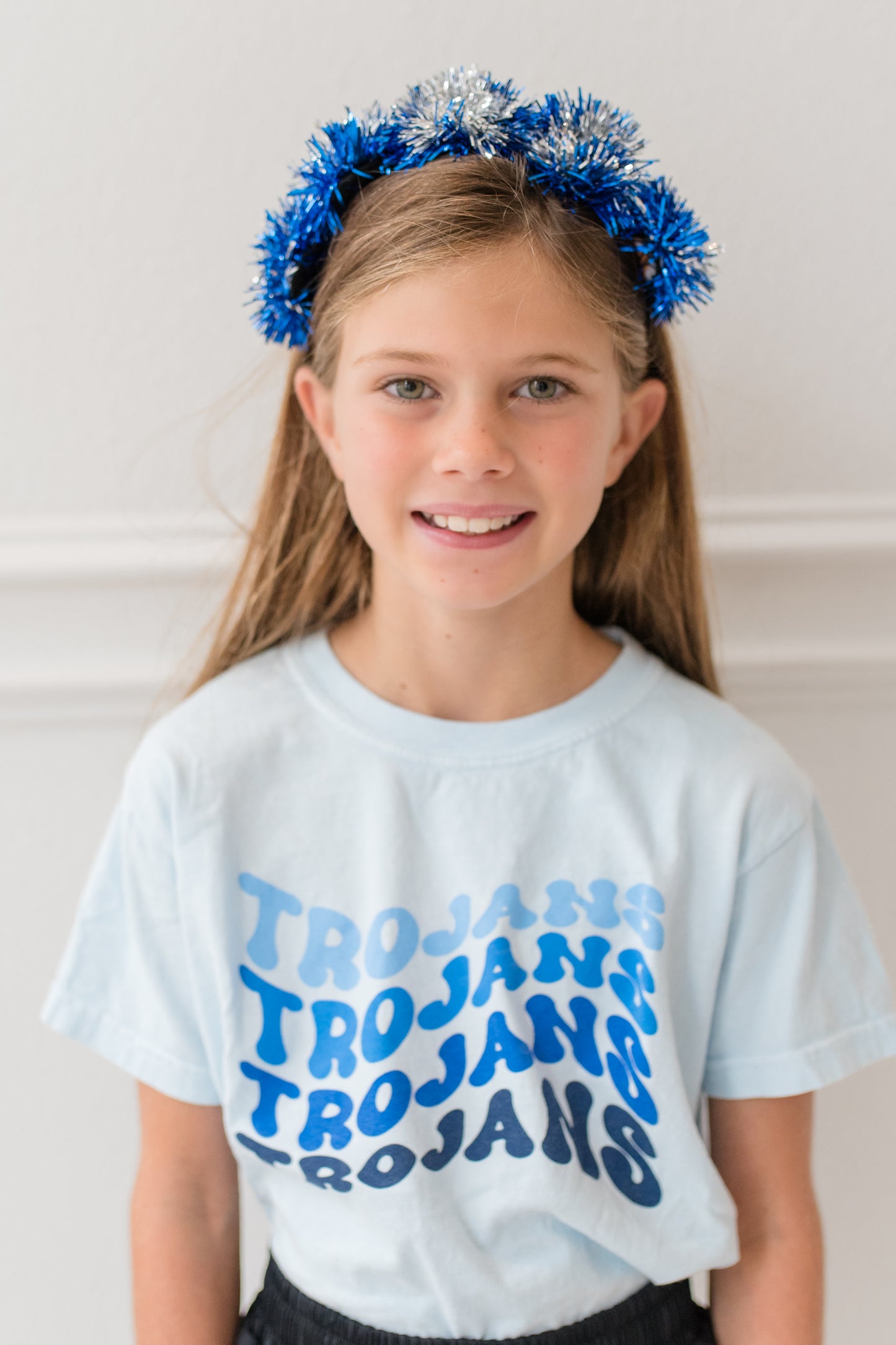 Tinsel Pom Pom Headband