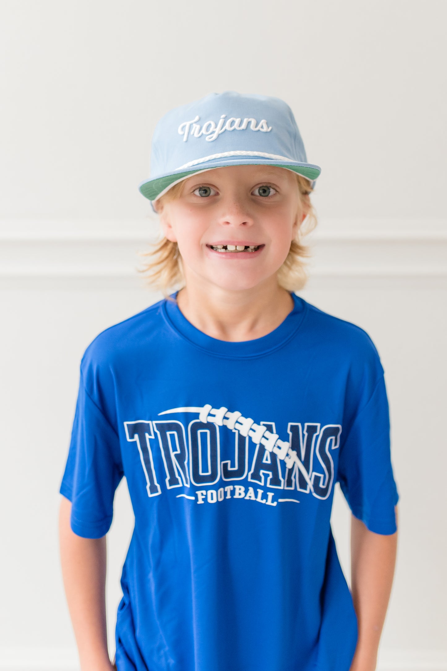 Trojans Rope Hat Light Blue