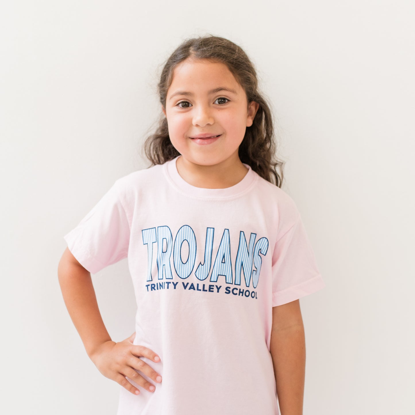 Youth Pink Trojans Shirt