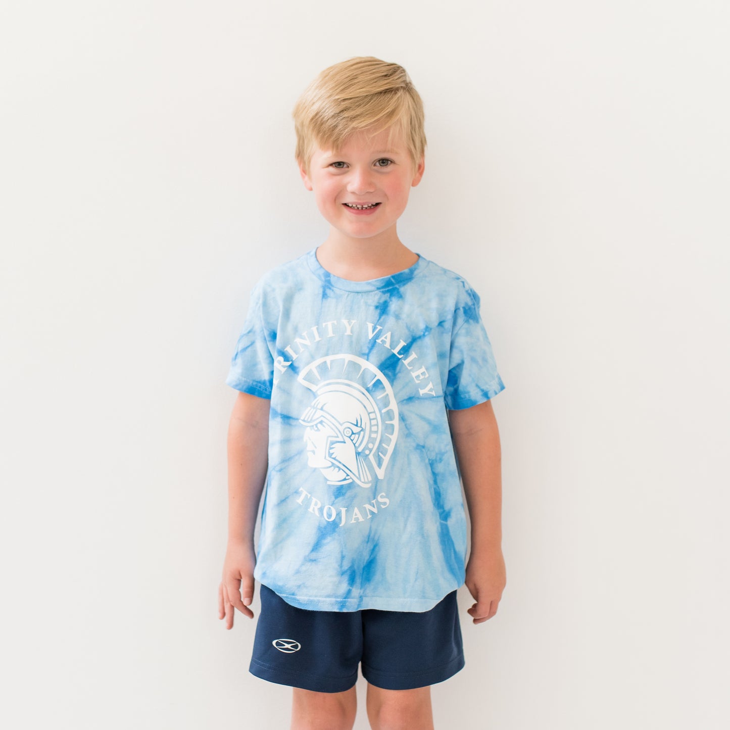 Youth Tie-Dye Trojan Head