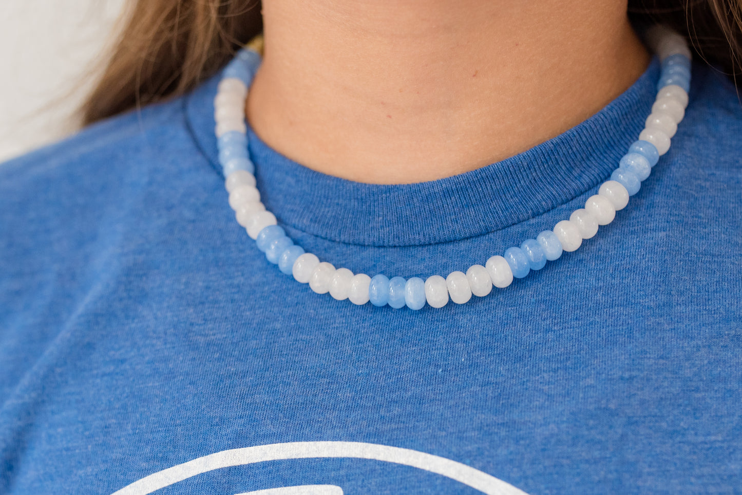 Trojan Blues Beaded Necklaces