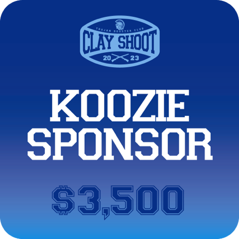 Clay Shoot Koozie Sponsor