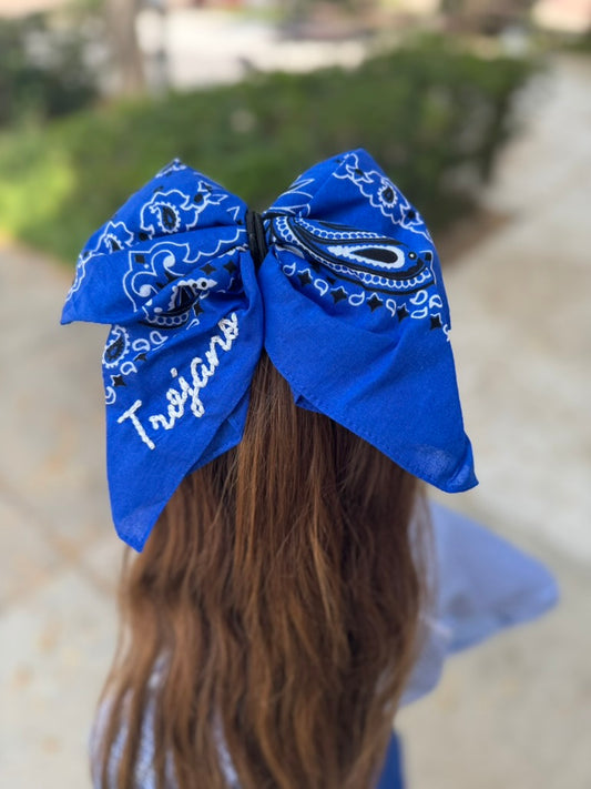Trojan Bandana Bows