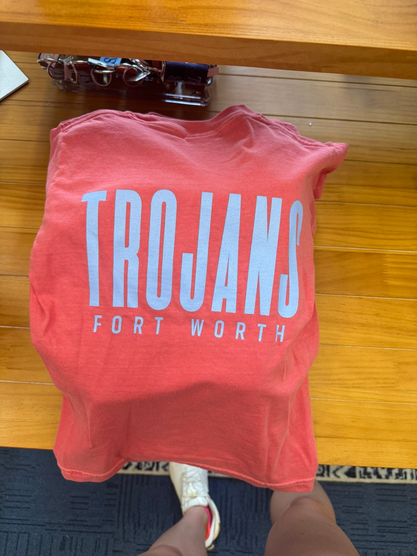 Comfort Colors Trojans Tyler's T-Shirt WATERMELON