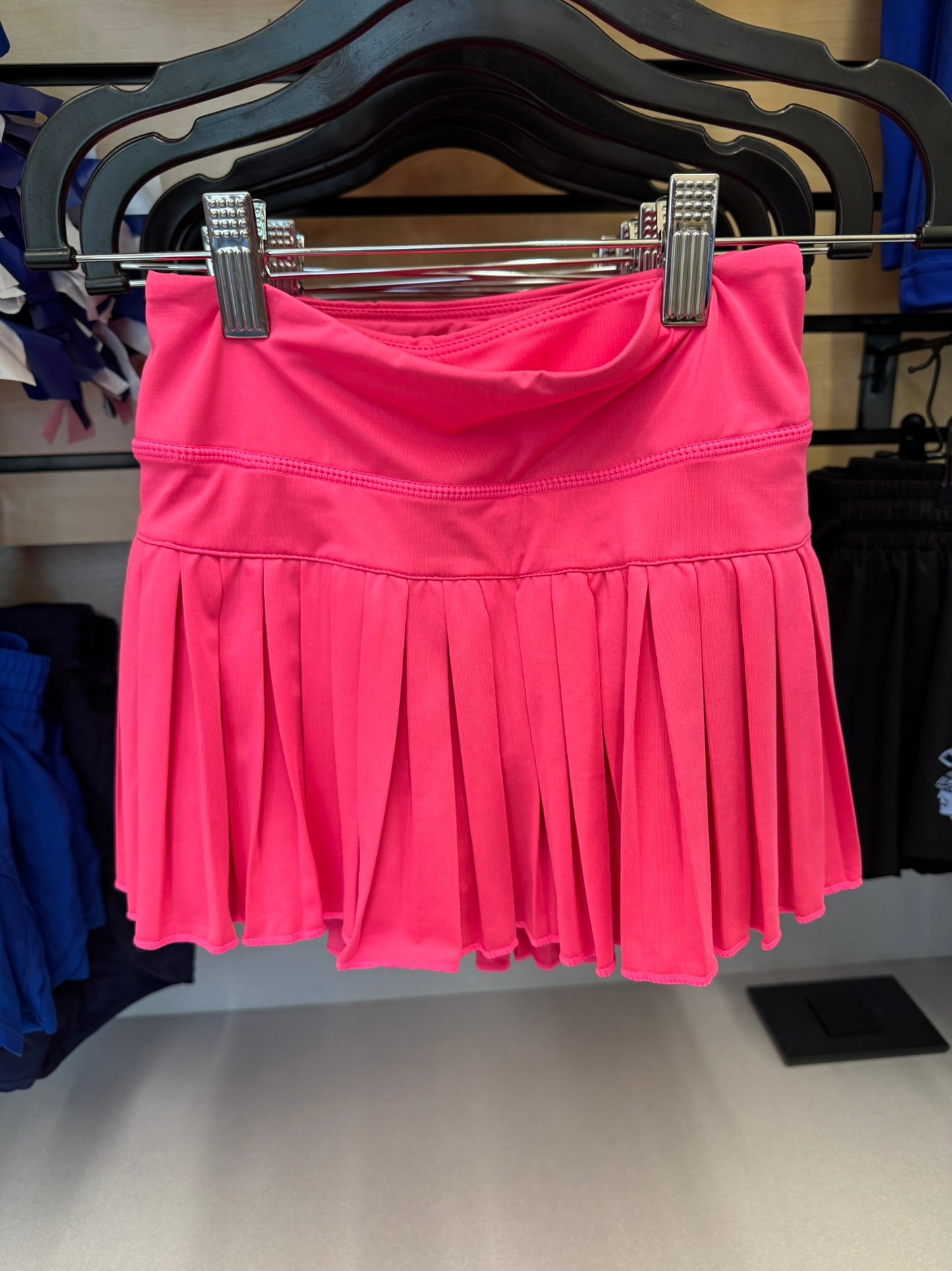 Pink Mini Pleated Skort