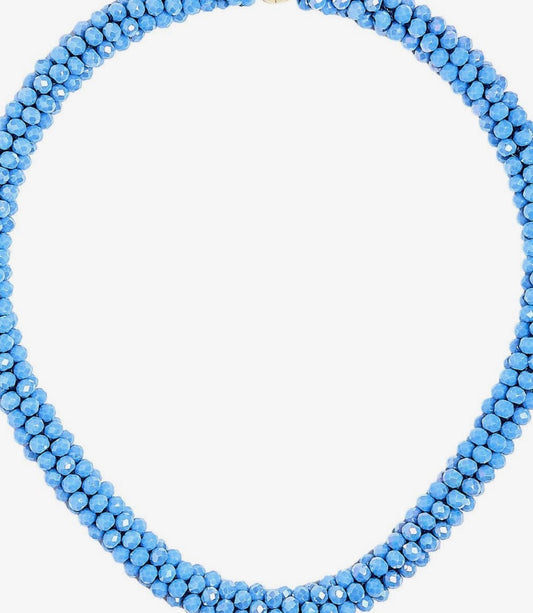 Light Blue Beaded Necklace