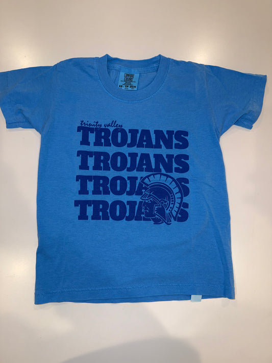 Tone on Tone Trojans Tee