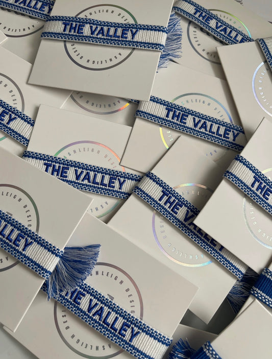 Trojans and The Valley Embroidered Bracelets