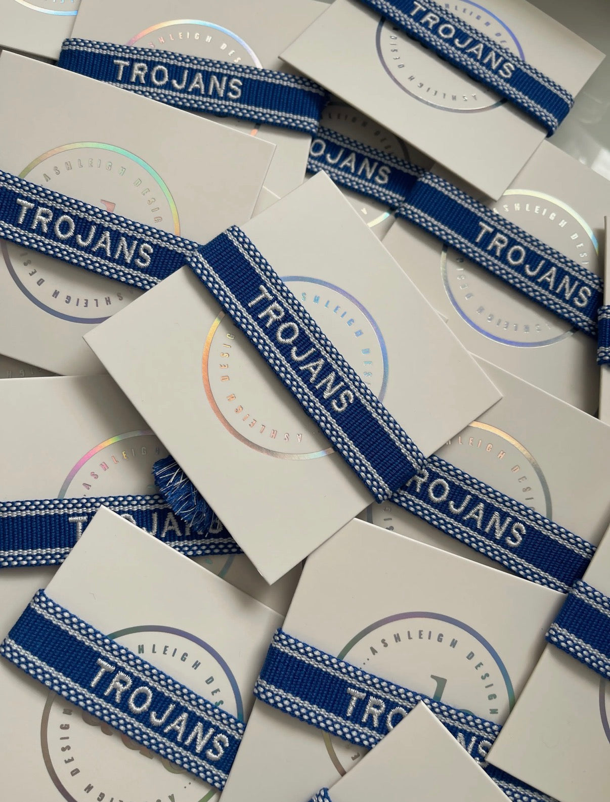 Trojans and The Valley Embroidered Bracelets