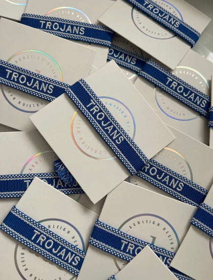 Trojans and The Valley Embroidered Bracelets