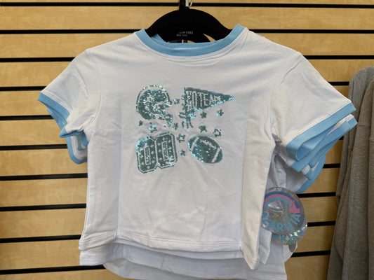 Go Team Sequin Tshirt