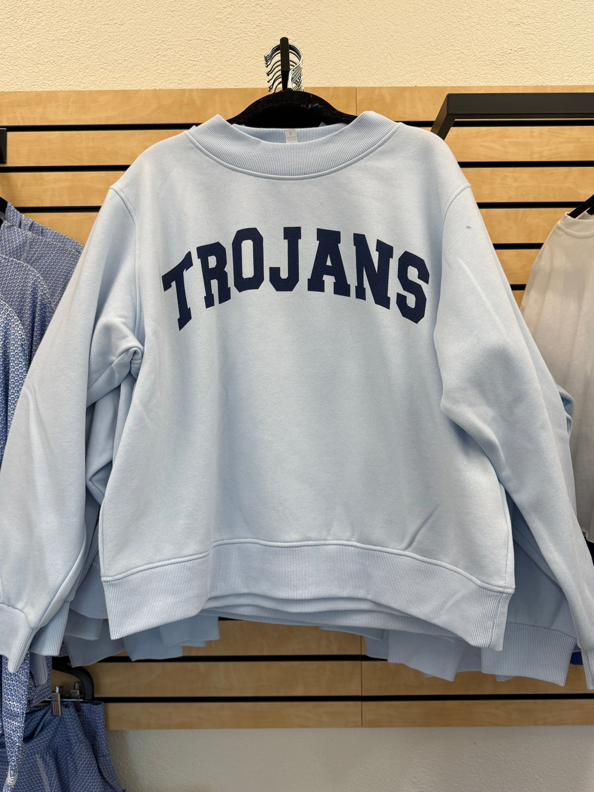 Light Blue Mock Neck