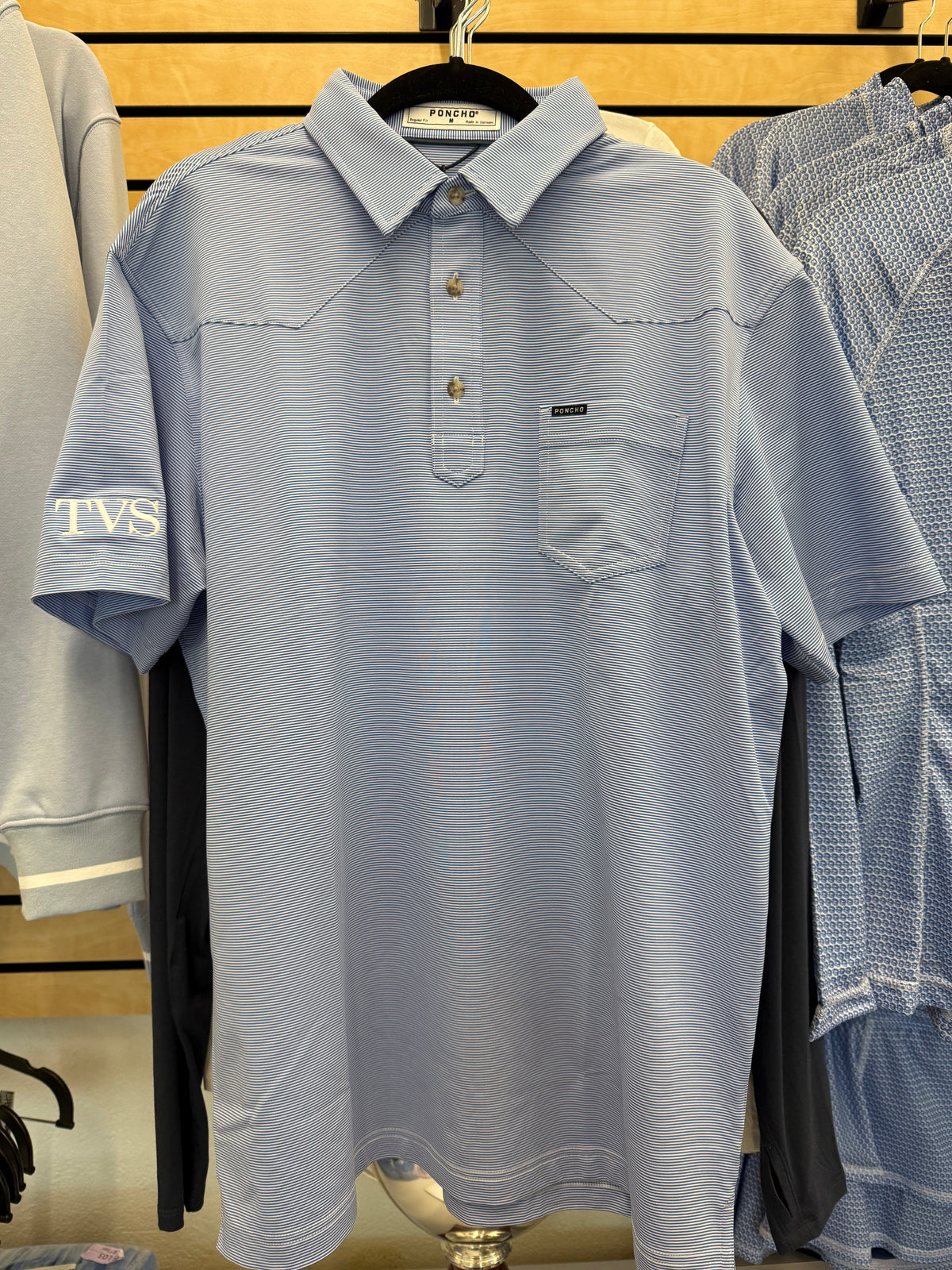 Blue Poncho The 2 Stroke Field Day Polo
