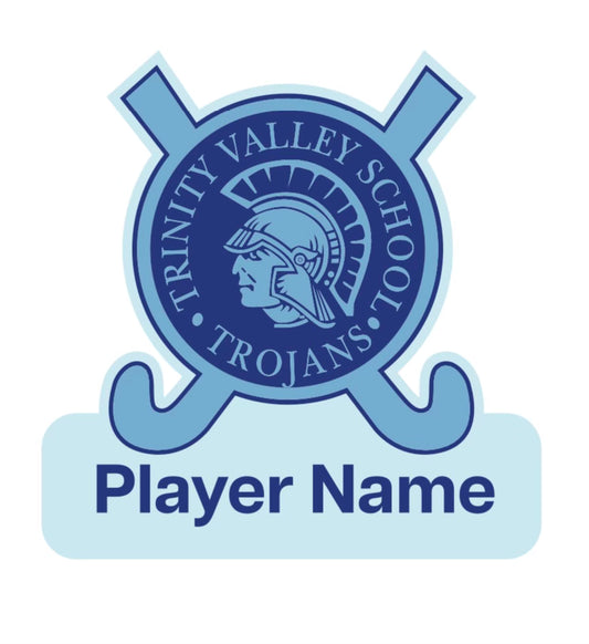 Trojan Field Hockey Player Yard Sign