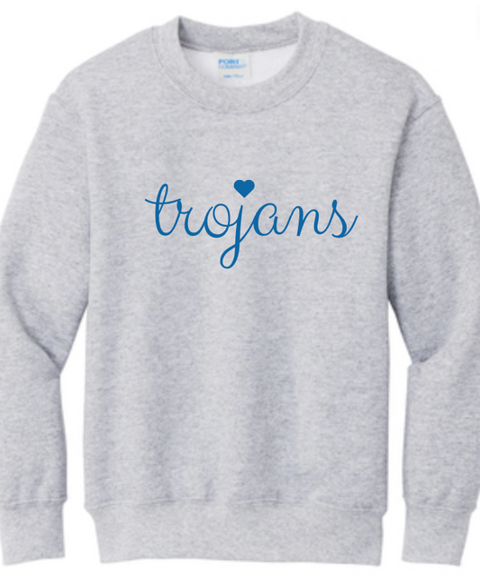 Trojans Script Sweatshirt