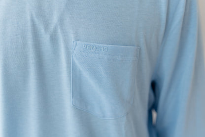 Embroidered Poncho Performance Crewneck