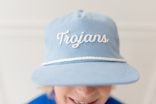 Trojans Rope Hat Light Blue