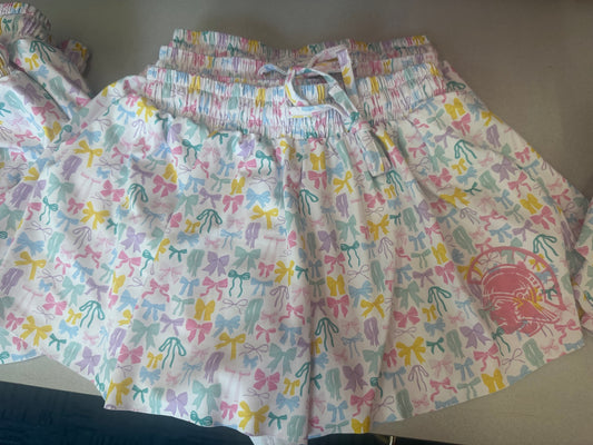 Pastel Bows Butterfly Shorts