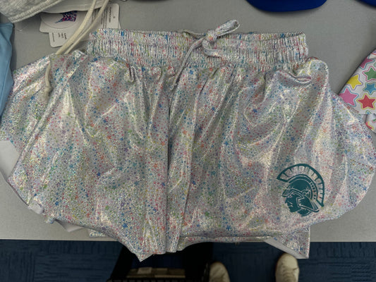 Metallic Stars Butterfly Shorts